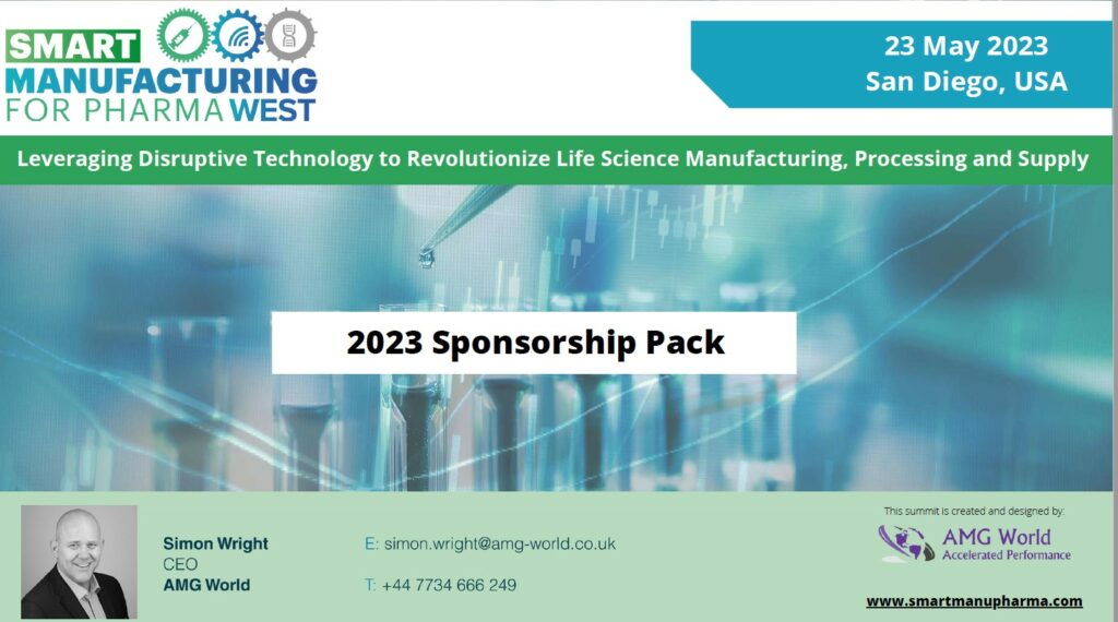 Sponsorship Pack: Smart Manufacturing for Pharma West