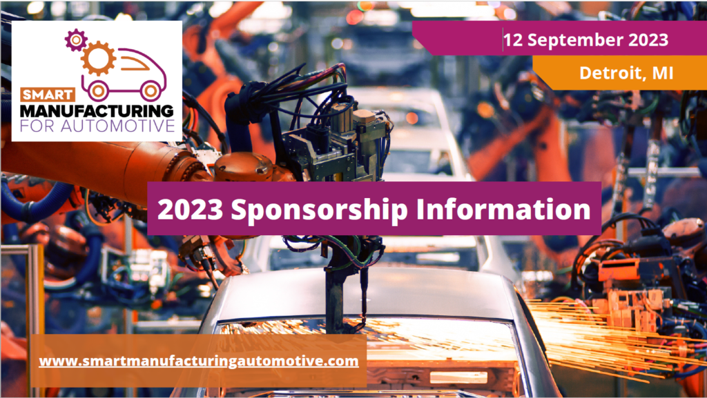 Smart Manufacturing for Automotive Sponsorship Pack