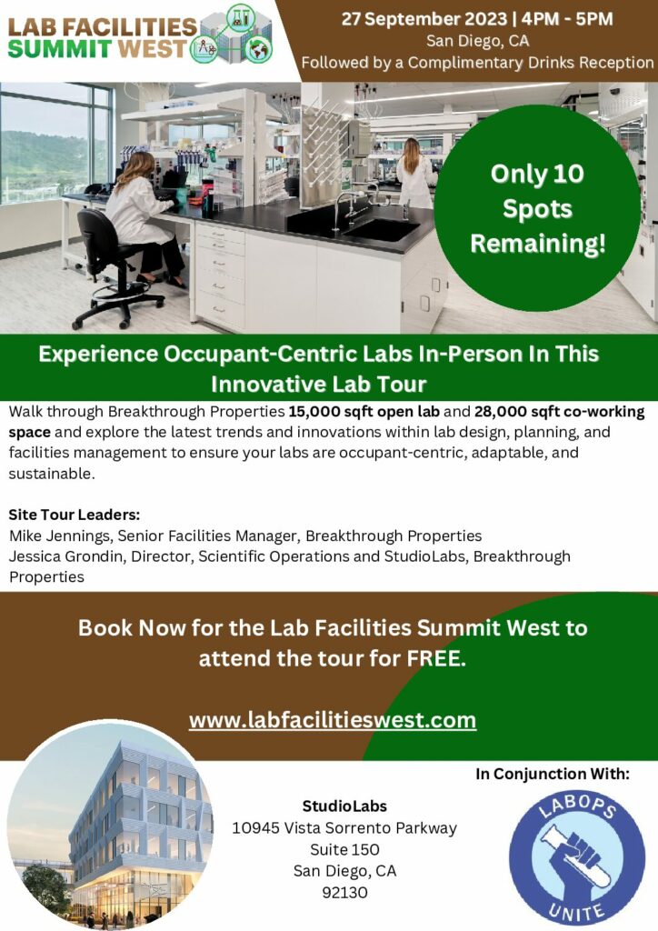 Complimentary Lab Tour: Lab Facilities Summit West