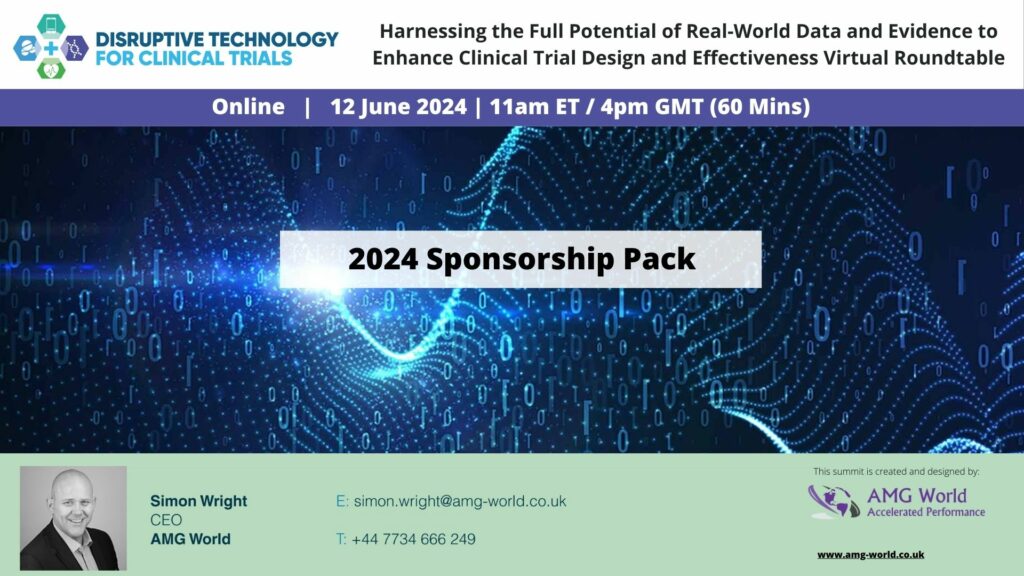 Real-World Data and Evidence for Clinical Trials VRT Sponsorship Pack