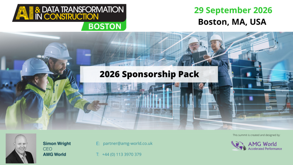 AI & Data Transformation in Construction Boston Sponsorship Information