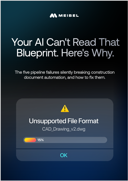 Your AI Can't Read That Blueprint. Here's Why.